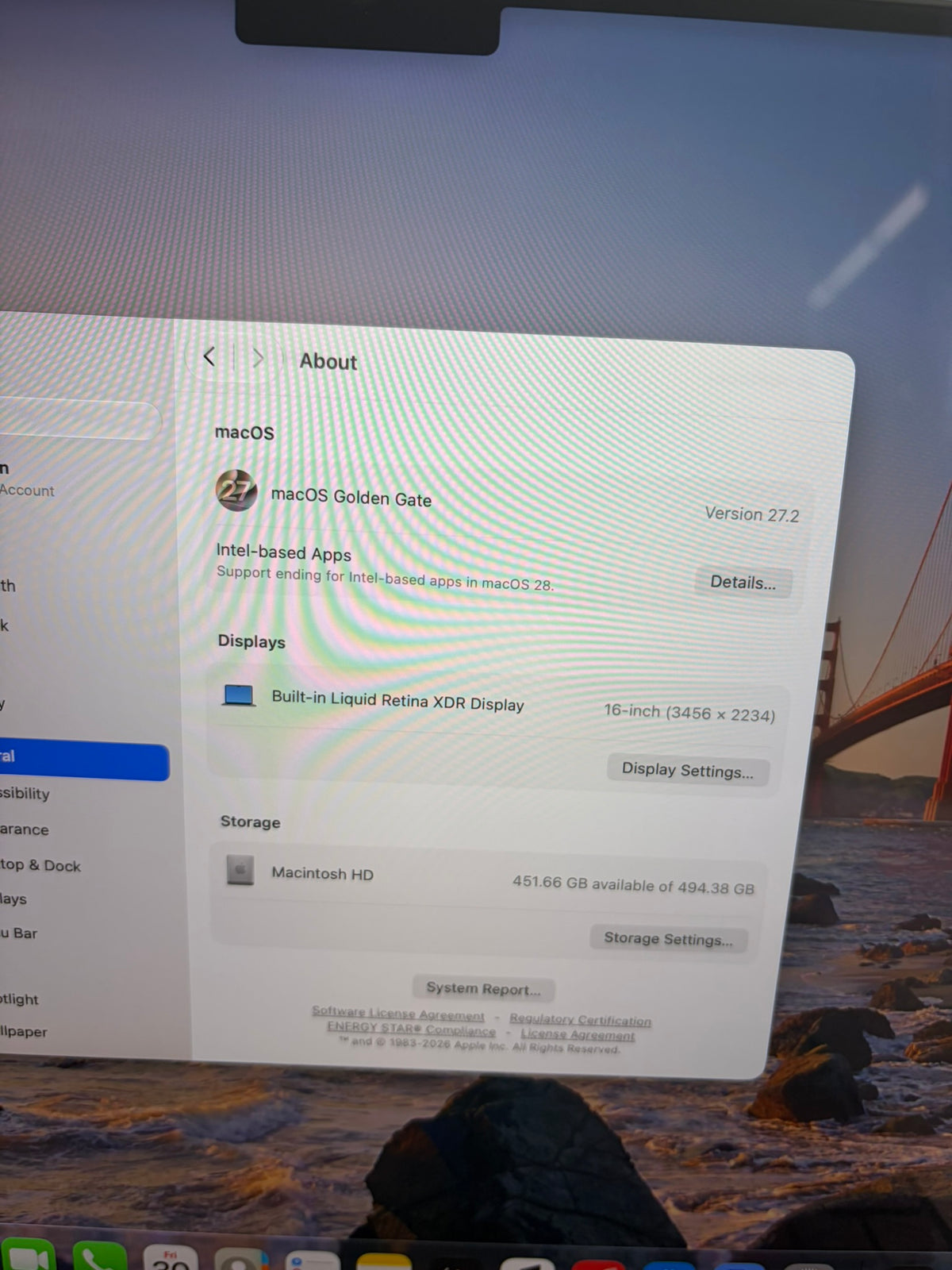 Apple Macbook Pro 2021 16in Retina XDR M1 Pro 16GB RAM 512GB macOS A2485