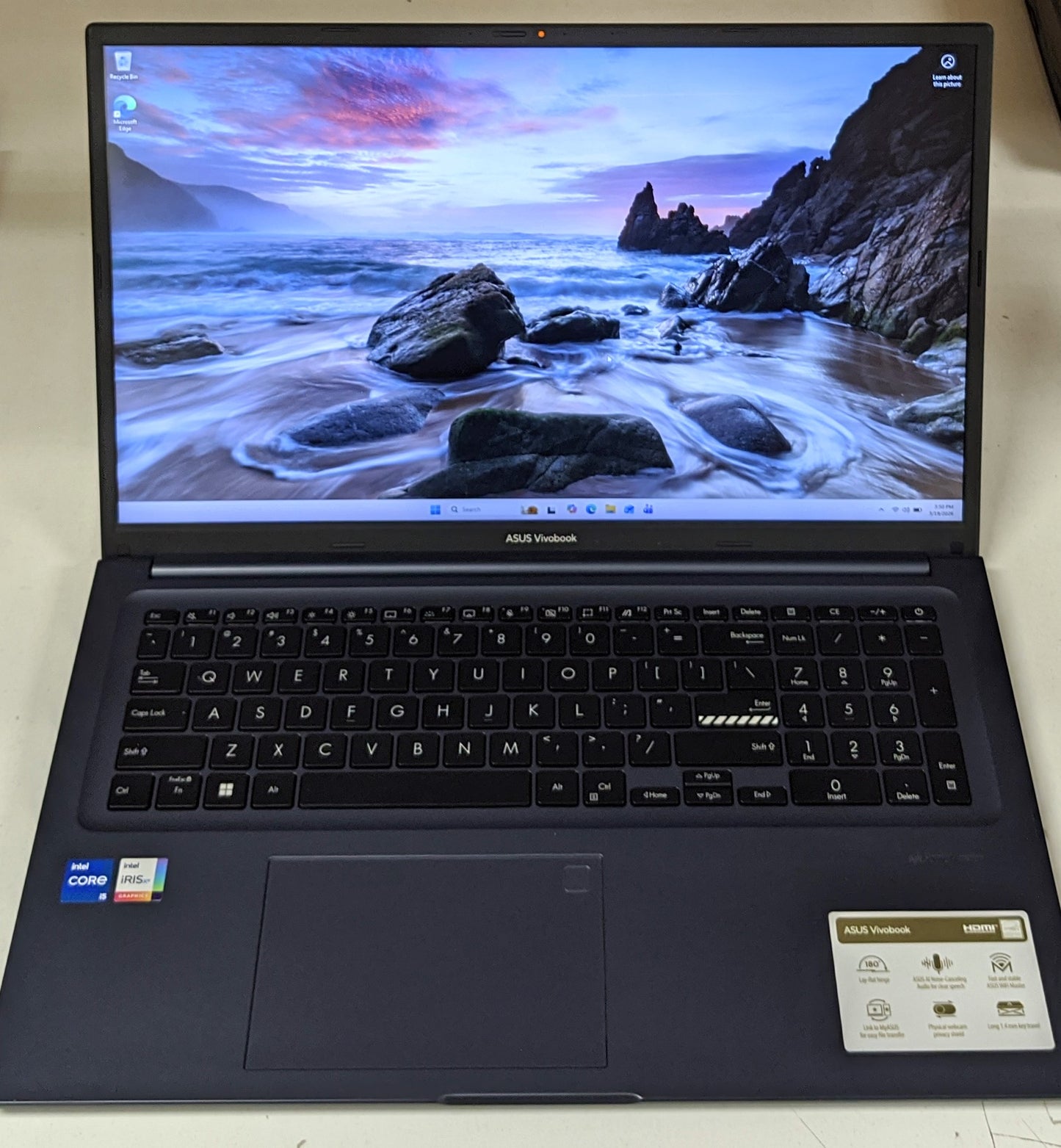 ASUS VIVOBOOK K1703Z INTEL i5-12500H 12GB RAM 256GB SSD