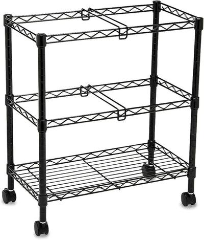 SAFCO  5728BL TWO-TIER MOBILE  FILE CART