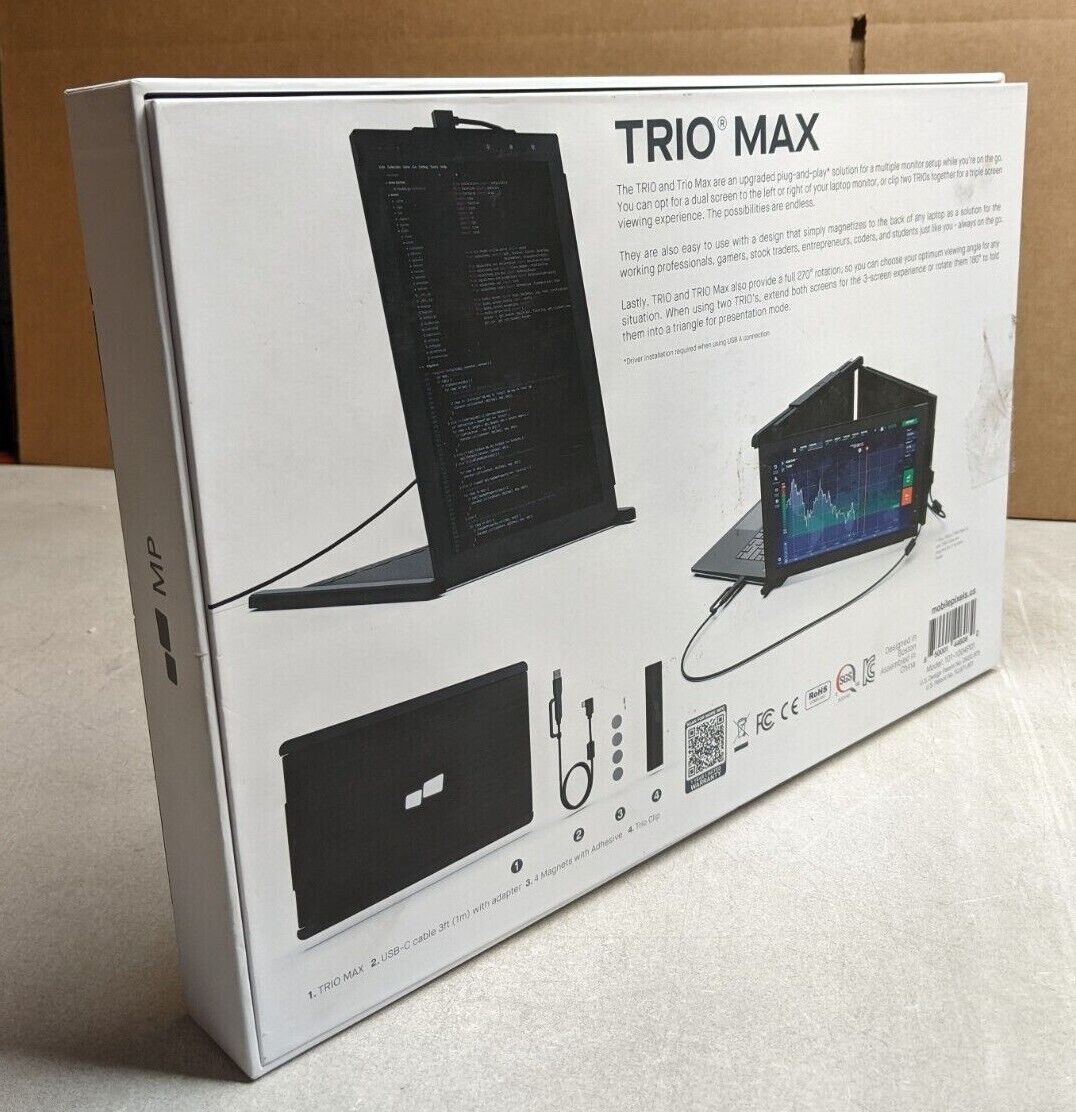Mobel Pixels Trio Max 14' Inch IPS Full HD Portable Monitor