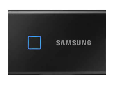 Samsung T7 Touch 2TB Portable External SSD - Black (MU-PC2T0K/WW)