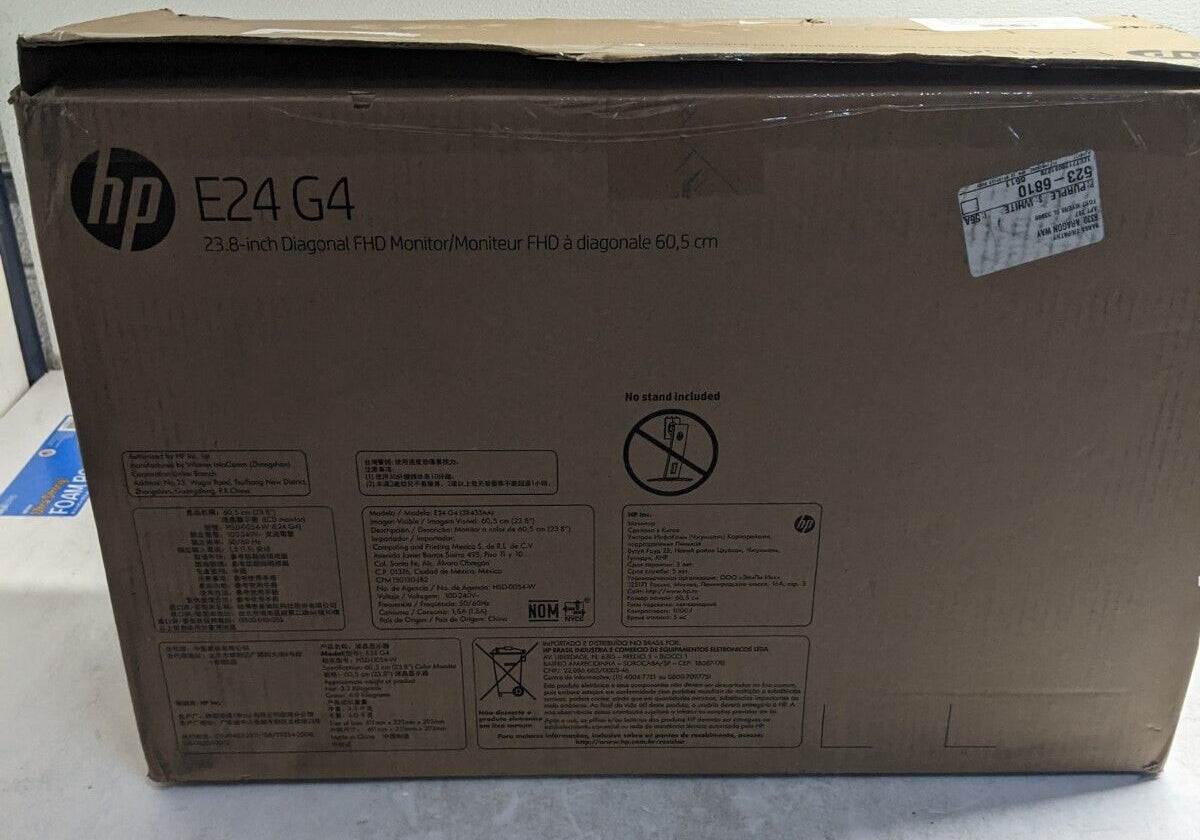 HP E24 G4 23.8" FHD IPS LED Monitor