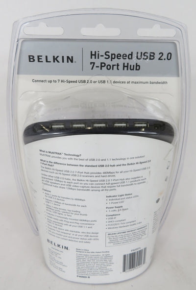 NEW Belkin Hi-Speed USB 2.0 7-Port Hub F5U237V