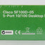 New Cisco Small Business SF100D-05 5-Port 10/100 Desktop Switch