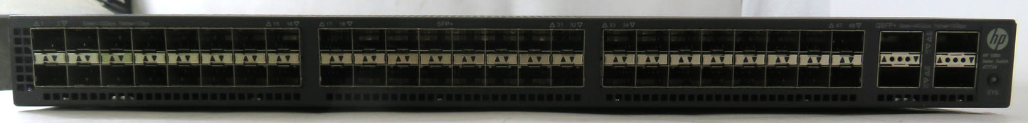 HP JC772A 5900AF-48XG-4QSFP+ 48-PORT SWITCH w/ 2 PSU