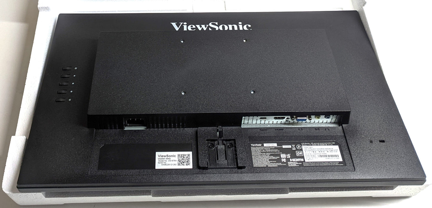 VIEWSONIC VA2447-MHU 24IN HD LED MONITOR