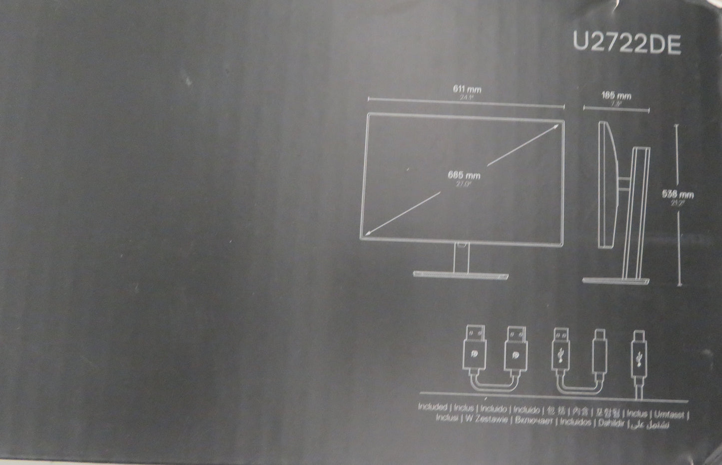 Dell UltraSharp 27 USB-C Hub Monitor - U2722DE
